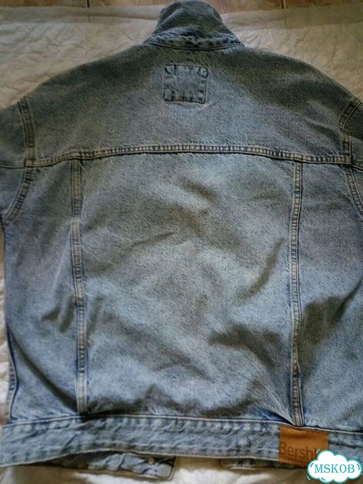 Джинсовая куртка Bershka p 48 фото 7