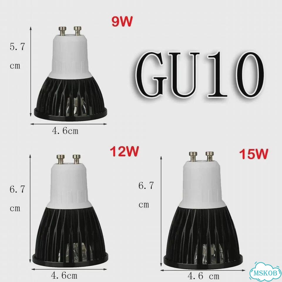 Светодиодная лампа Aoyuansea регулируемая яркость E26 E27 GU10 220V, Фиолетовый, фиолетовый, 9 Вт фото 3