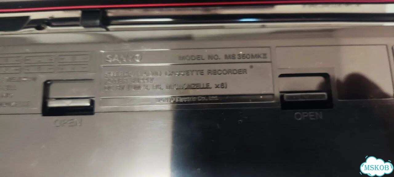 Sanyo MS 350 MK II Sanyo M-S350 Магнитофон Новый фото 5
