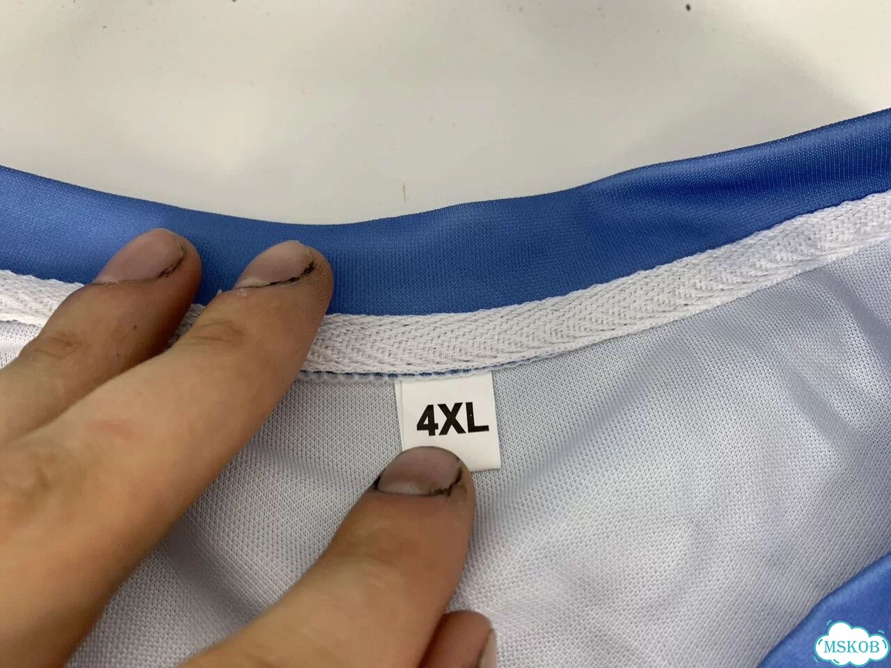 Свитер кофта синяя новая 4XL с динозаврами фото 4
