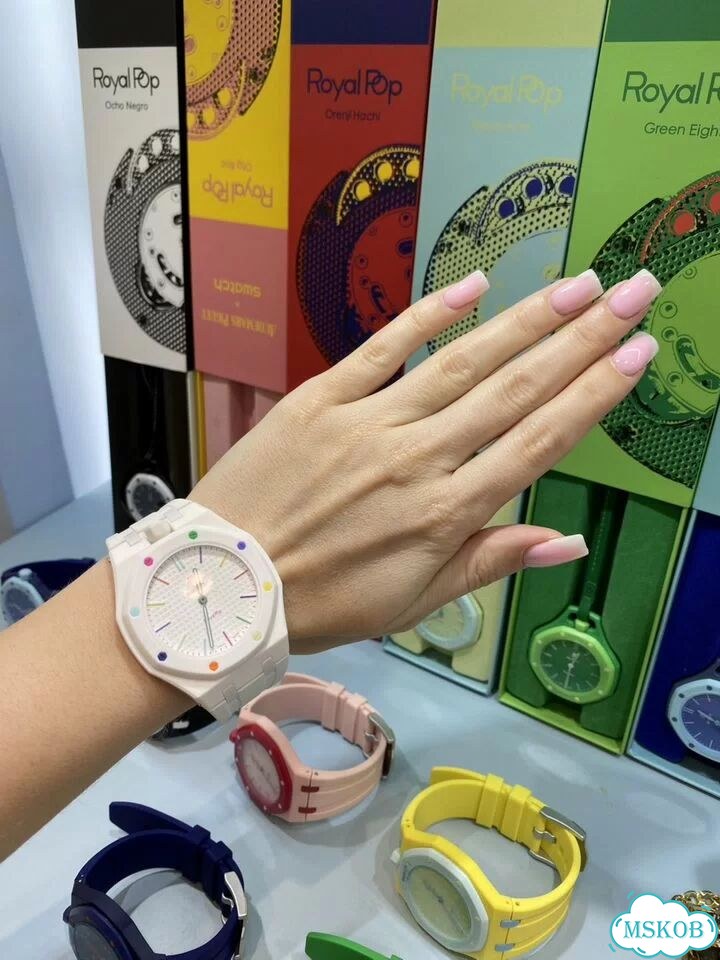 Часы swatch x audemars piguet royal pop фото 1