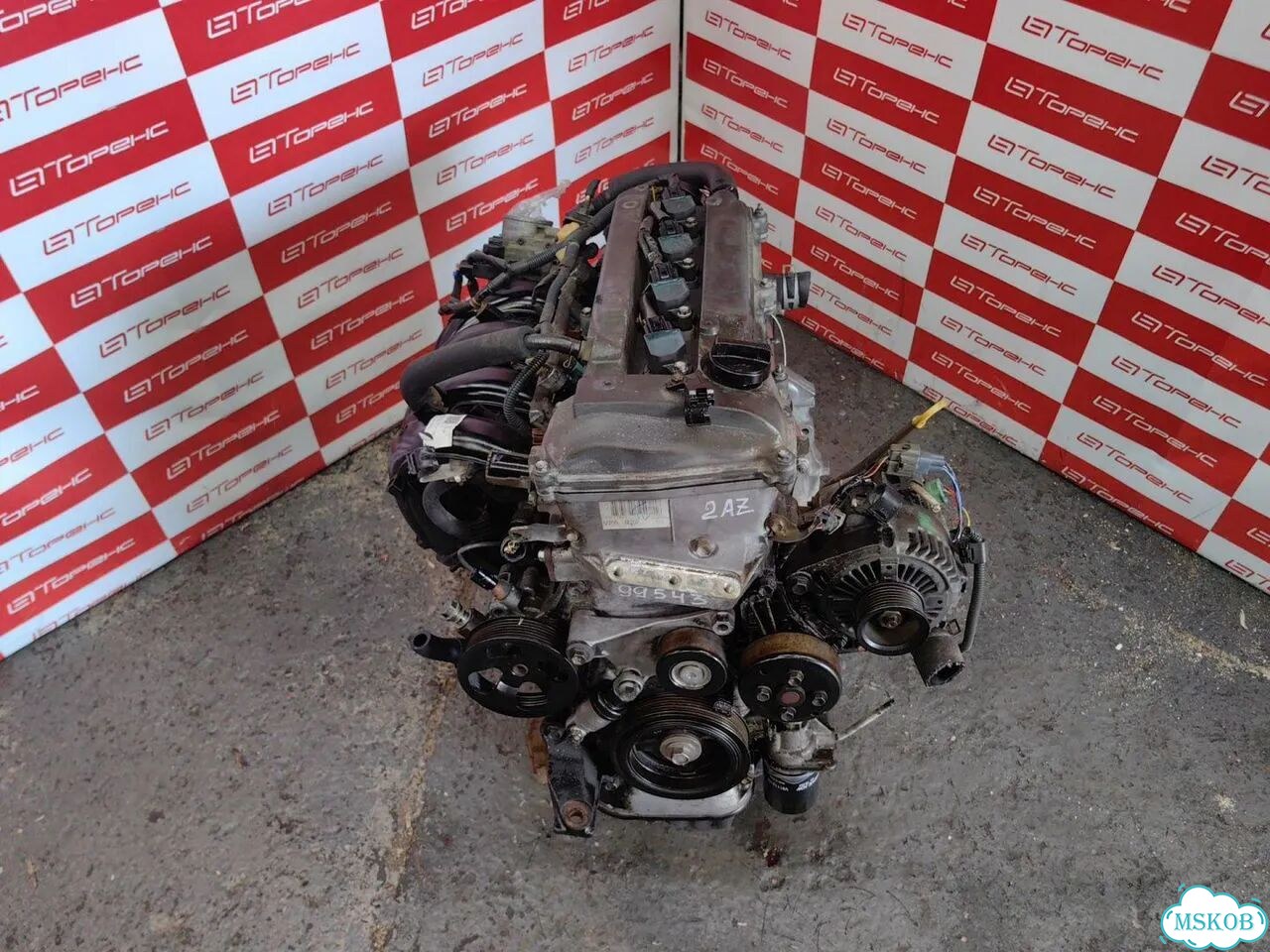 Оригинальный двигатель toyota estima 2AZ FE ACR30 проверено фото 3