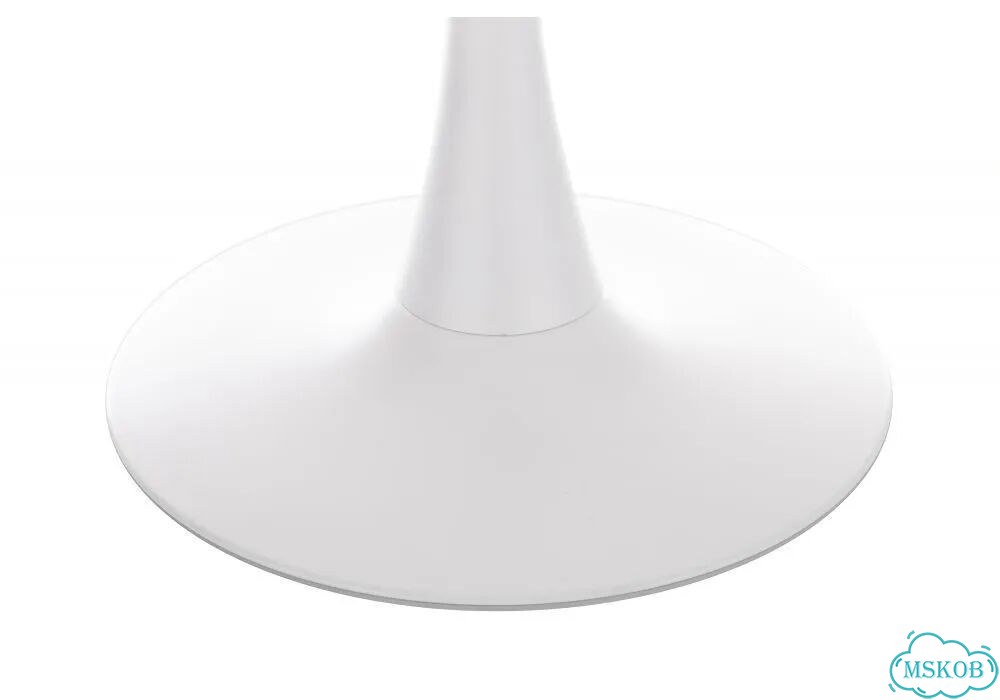 Стол стеклянный Tulip 90 super white glass фото 4