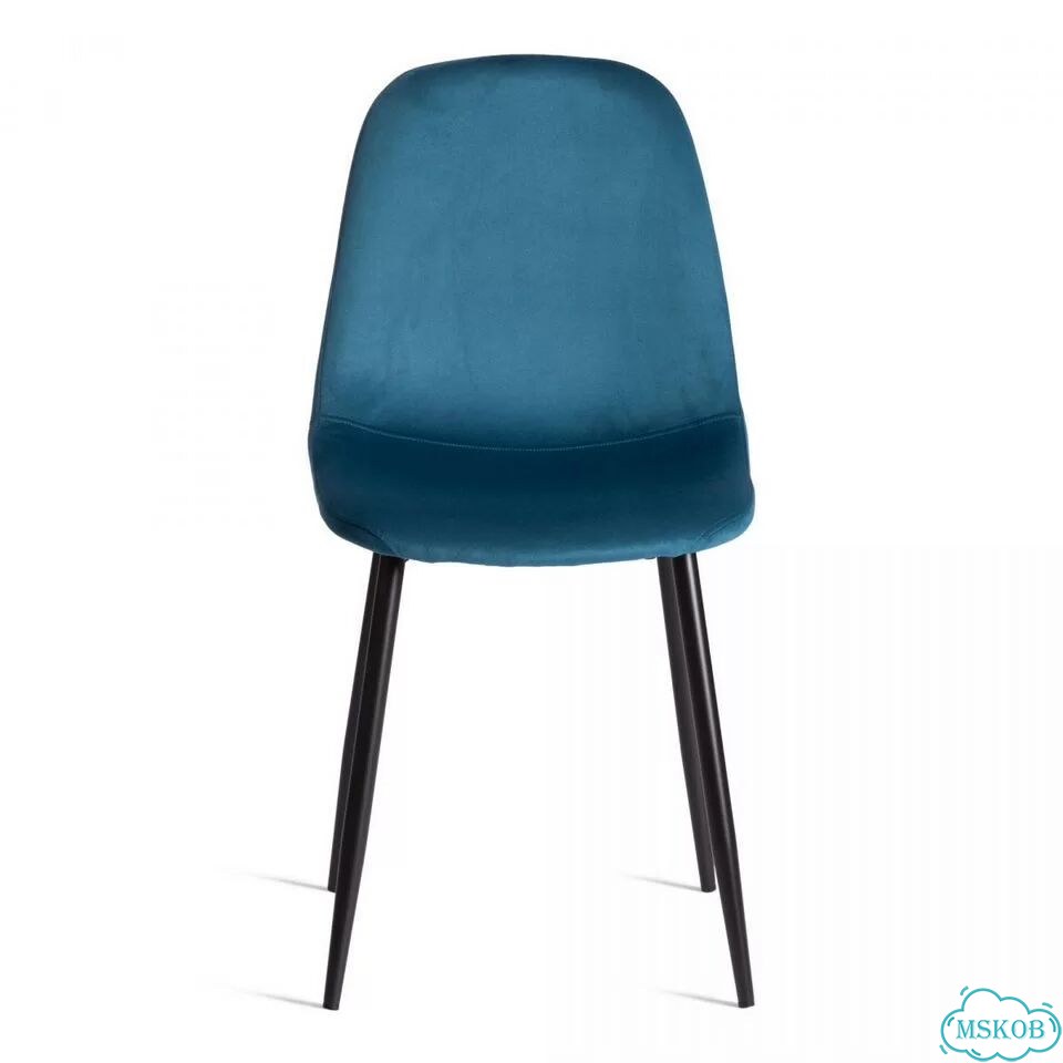 Стул Бриз-Breeze (мод.4724) -1 шт. в упаковке велюр-металл, 44х53х87см, темно-бирюзовый (HLR62) -чер фото 5