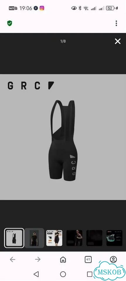 Велосипедные бибы шорты женские GRC Maap 3D фото 1