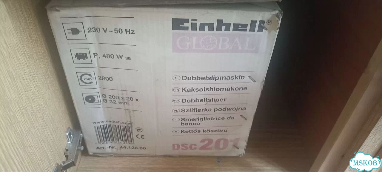 Точильный станок Einhell DSC 201 новый фото 2