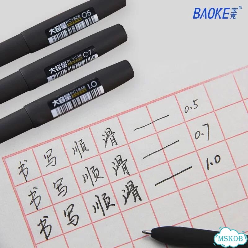 Гелевая ручка Neutral 0,5/0,7/1,0 мм синяя/черная/красная фото 4