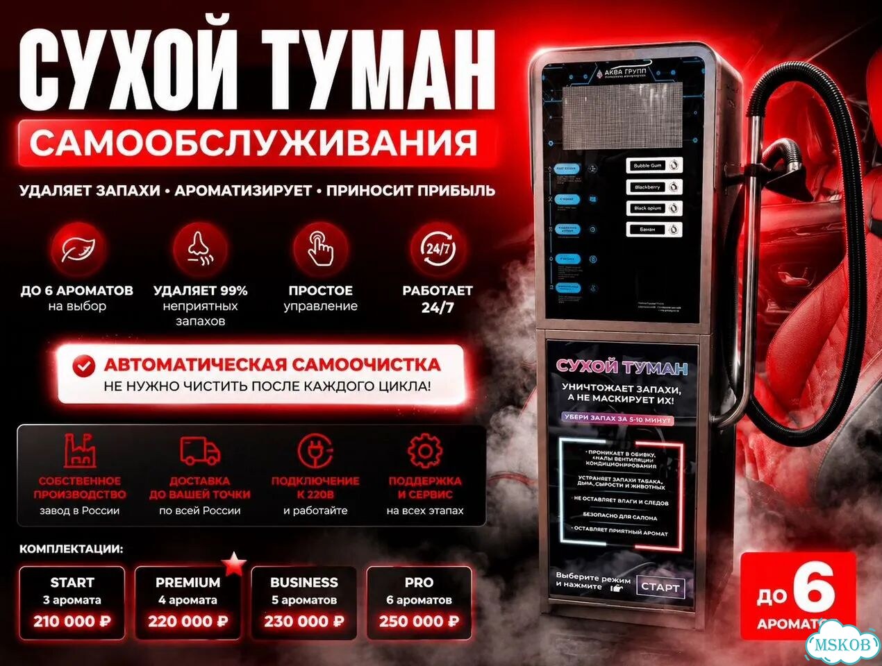 Установка сухого тумана 6 режима ароматизации анти фото 1