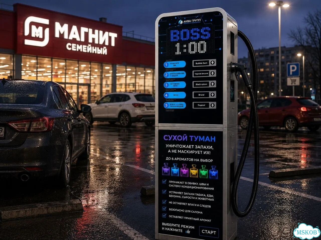 Установка сухого тумана 6 режима ароматизации анти фото 4