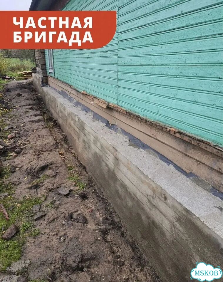 Замена венцов / Подъем домов / Ремонт фундамента фото 4