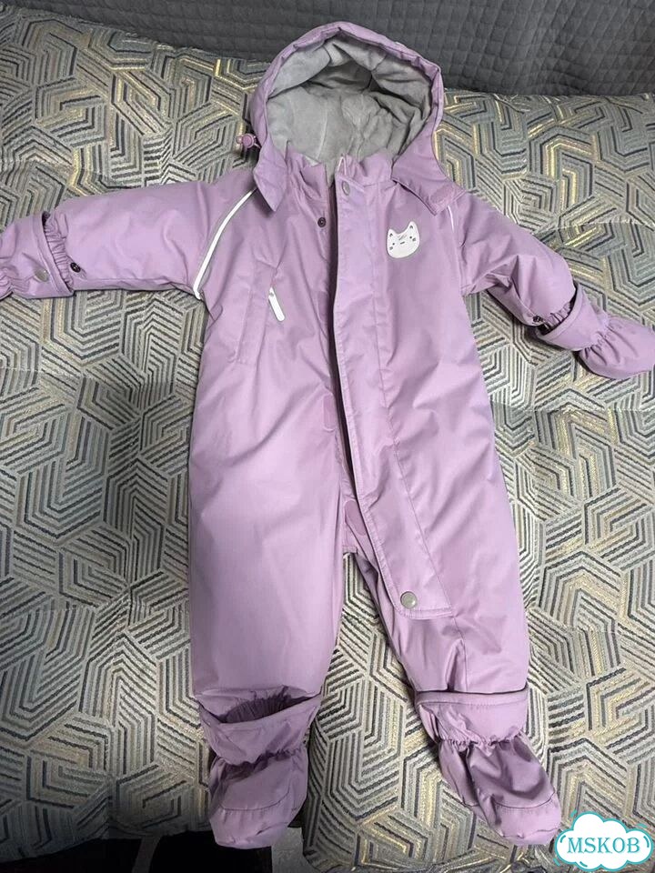 Зимний комбинезон 68 74 на девочку Crockid фото 1