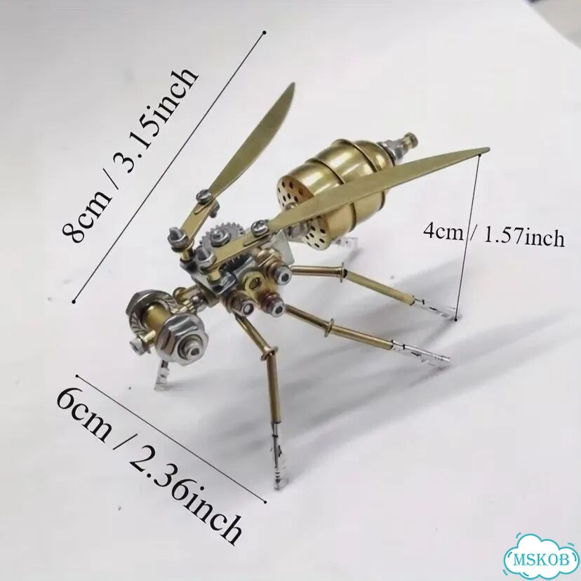 Металлическая головоломка-паук в стиле стимпанк Bee 3D для взрослых и подростков, набор для рукодели фото 1