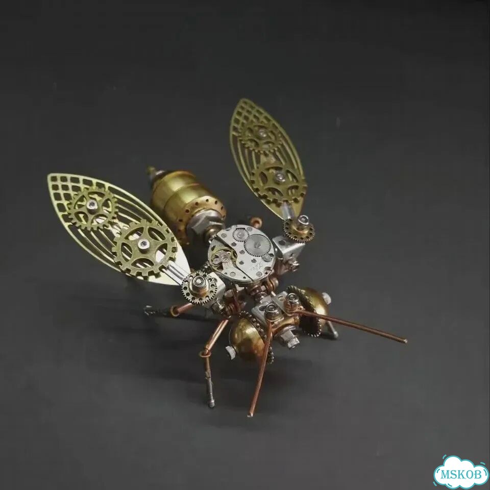 Металлическая головоломка-паук в стиле стимпанк Bee 3D для взрослых и подростков, набор для рукодели фото 2