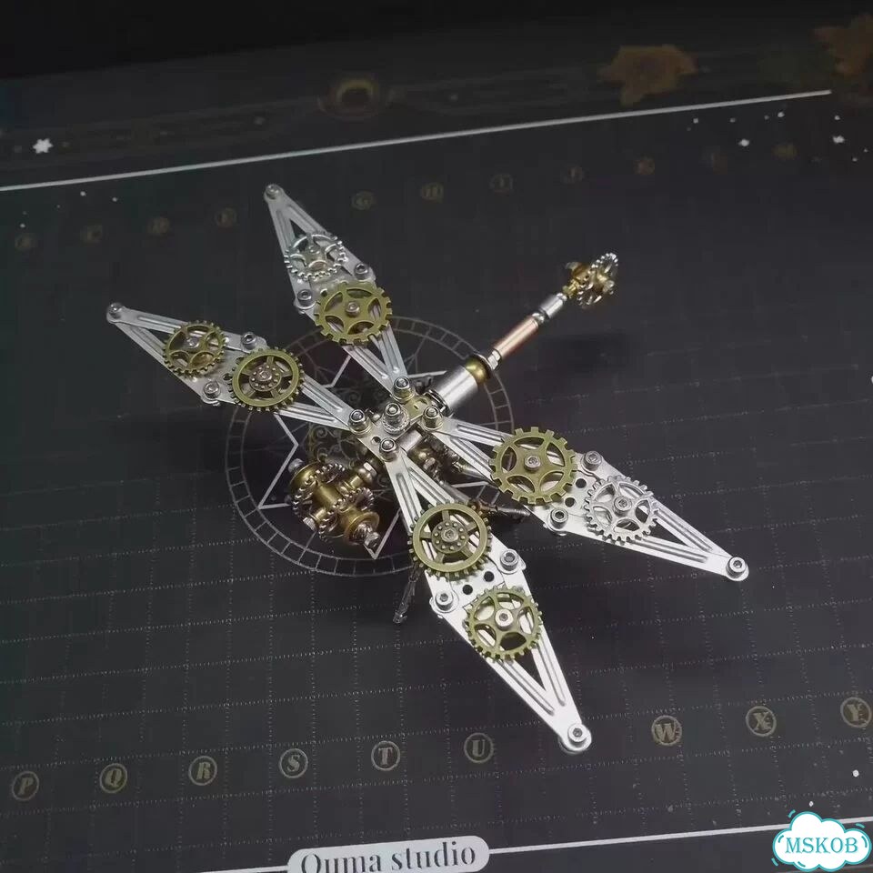 Металлическая головоломка-паук в стиле стимпанк Bee 3D для взрослых и подростков, набор для рукодели фото 3