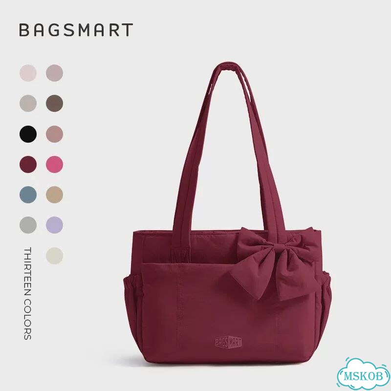 Bagsmart Сумка-тоут бордовая 13.1in фото 1