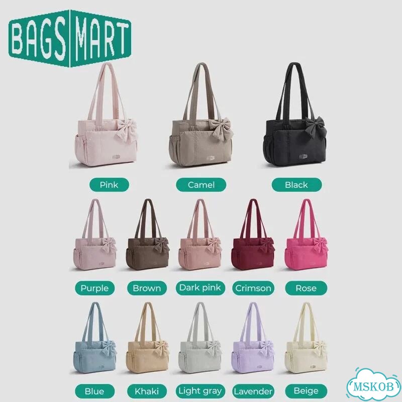 Bagsmart Сумка-тоут бордовая 13.1in фото 2