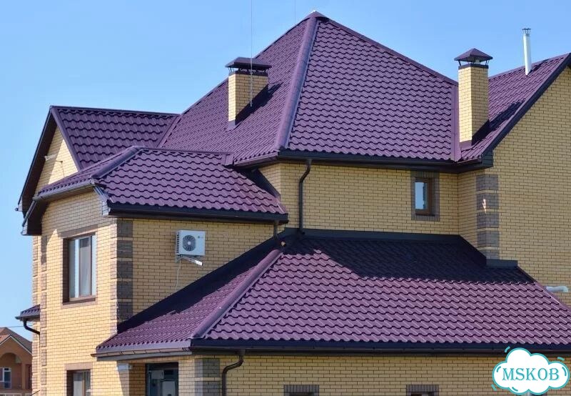 Металлочерепица серая фото 1
