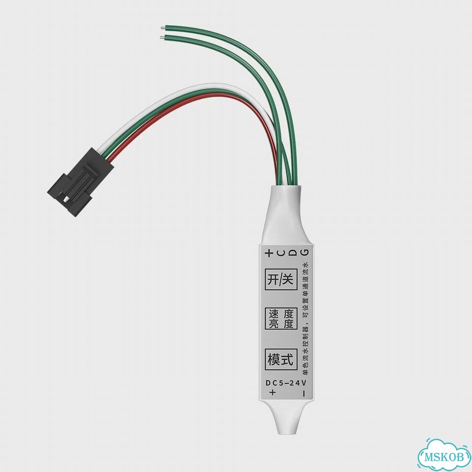 Loamlin RGB контроллер WS2811, Mini 3key Remote set фото 2