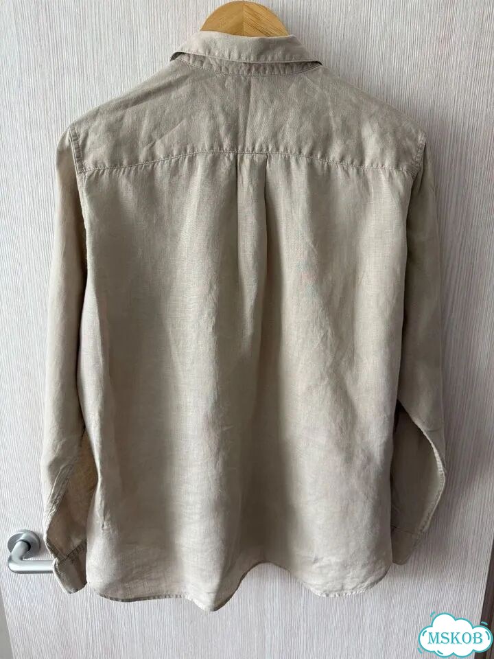 Рубашка женская uniqlo 100% лен, размер М фото 6
