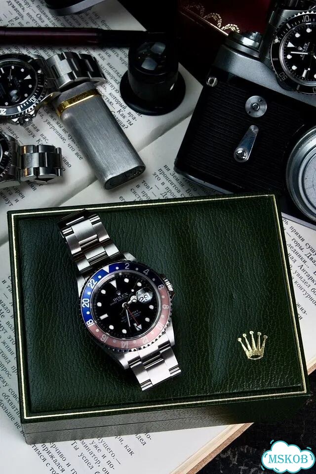 Часы rolex gmt master 2 pepsi 40 фото 1