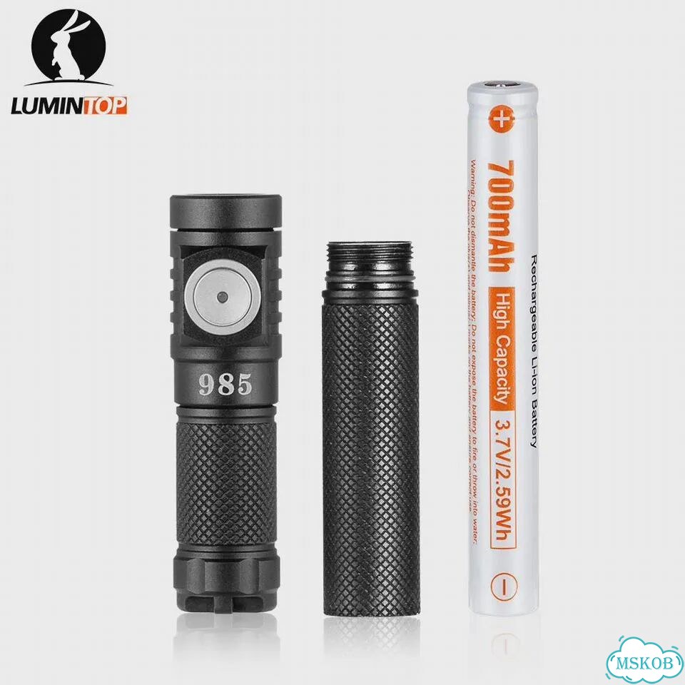 Мини-фонарик Lumintop 985, черный, 700mAh фото 1