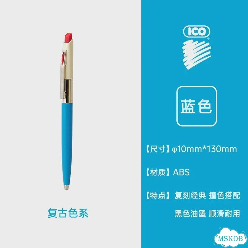 Шариковая ручка ICO Blue 0.8mm фото 1