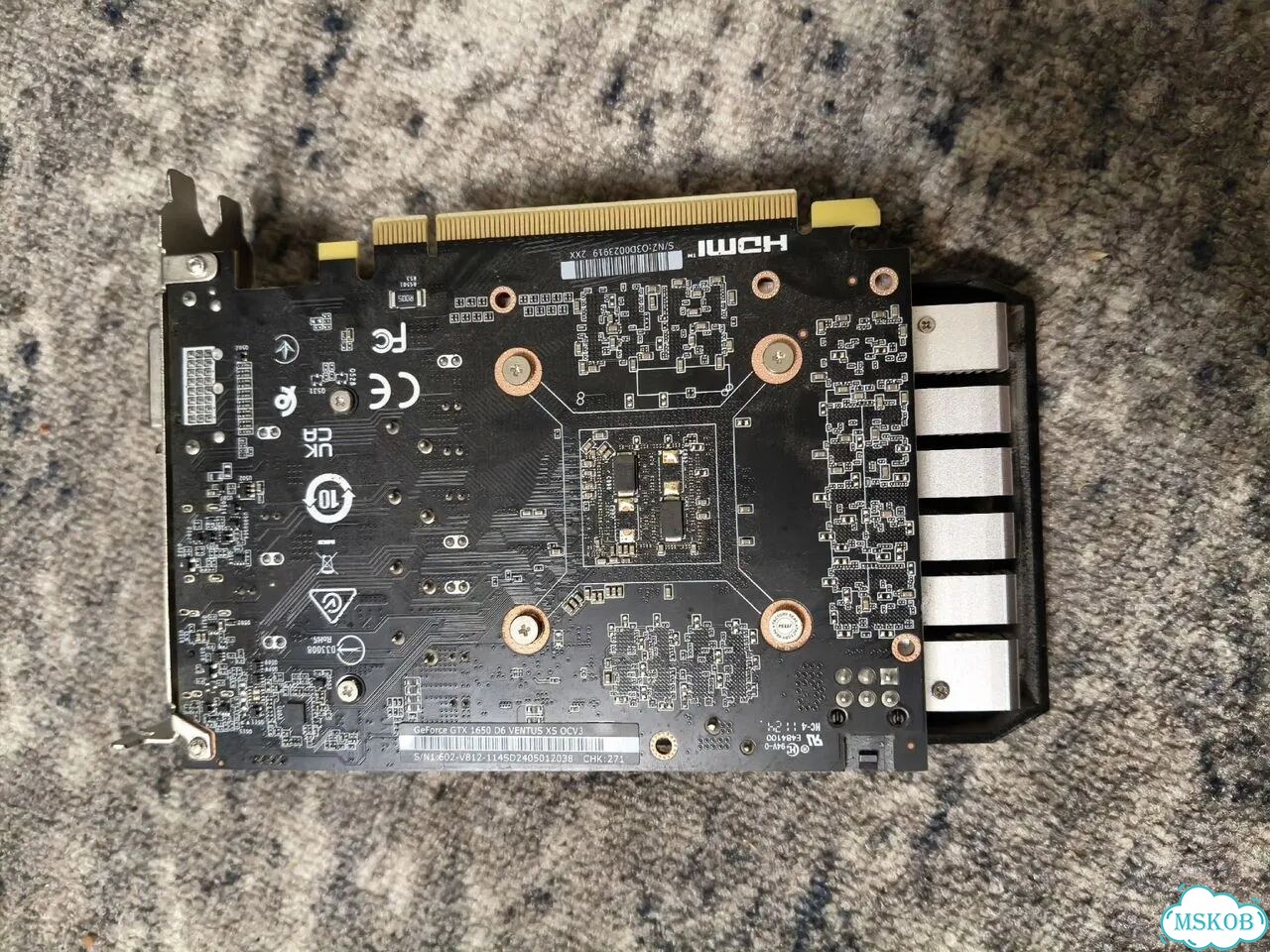 Видеокарта gtx 1650 palit, 4gb Vram фото 1