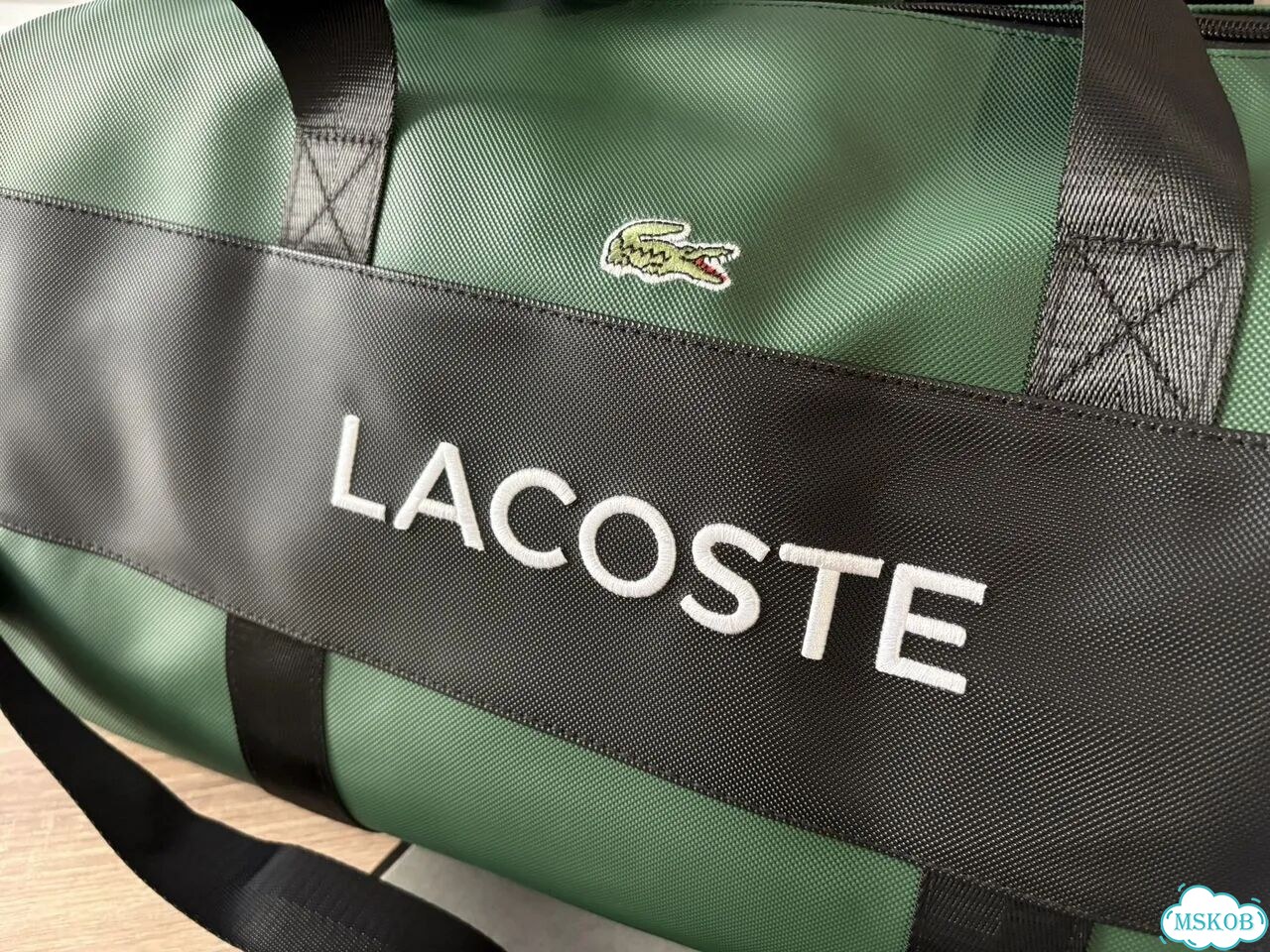 В тренде Lacoste дорожная сумка фото 5
