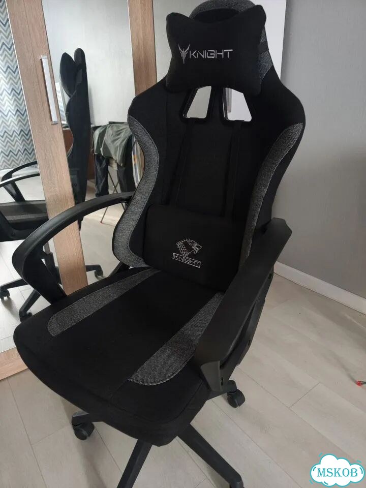 Игровое кресло Knight Optimum, текстиль фото 1