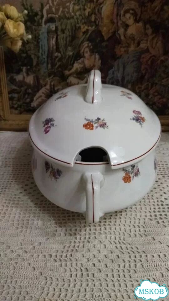 Дулевский фарфор супница фото 3