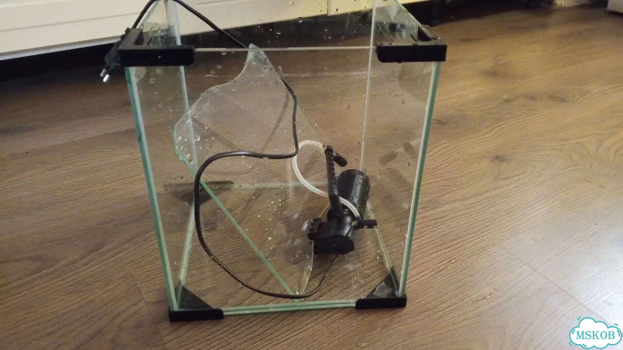Аквариум Nanocube + фильтр с аэратором, лампа фото 1