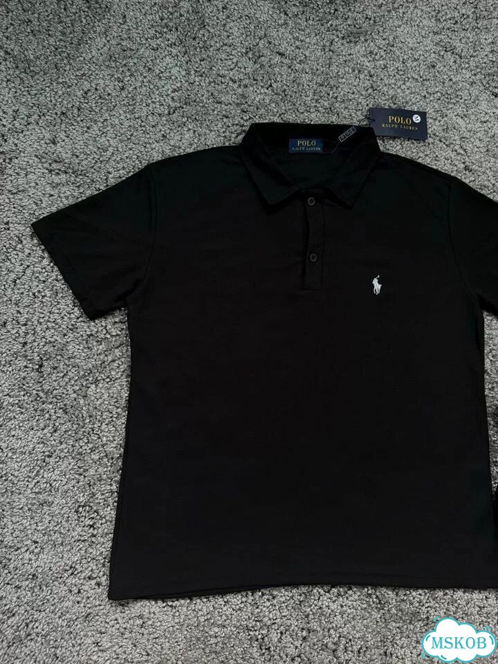 Поло Polo Ralph Lauren черный фото 4