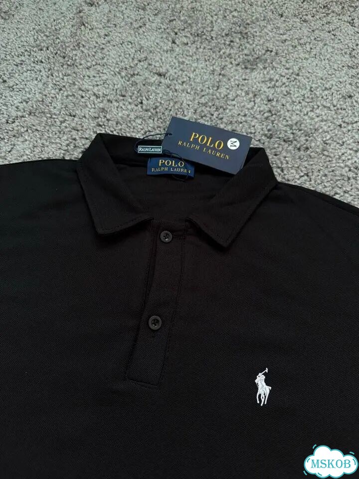 Поло Polo Ralph Lauren черный фото 7