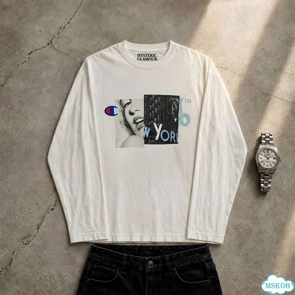Лонгслив Hysteric Glamour x Champion Monroe хайп фото 1
