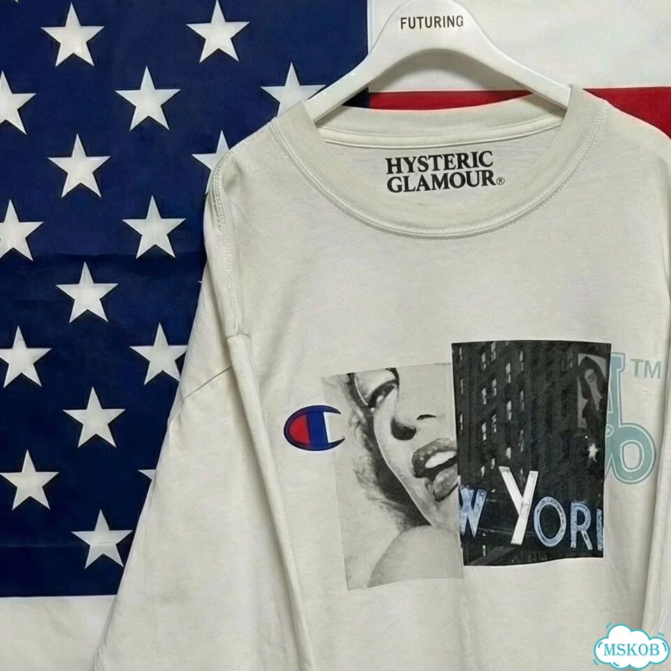 Лонгслив Hysteric Glamour x Champion Monroe хайп фото 3