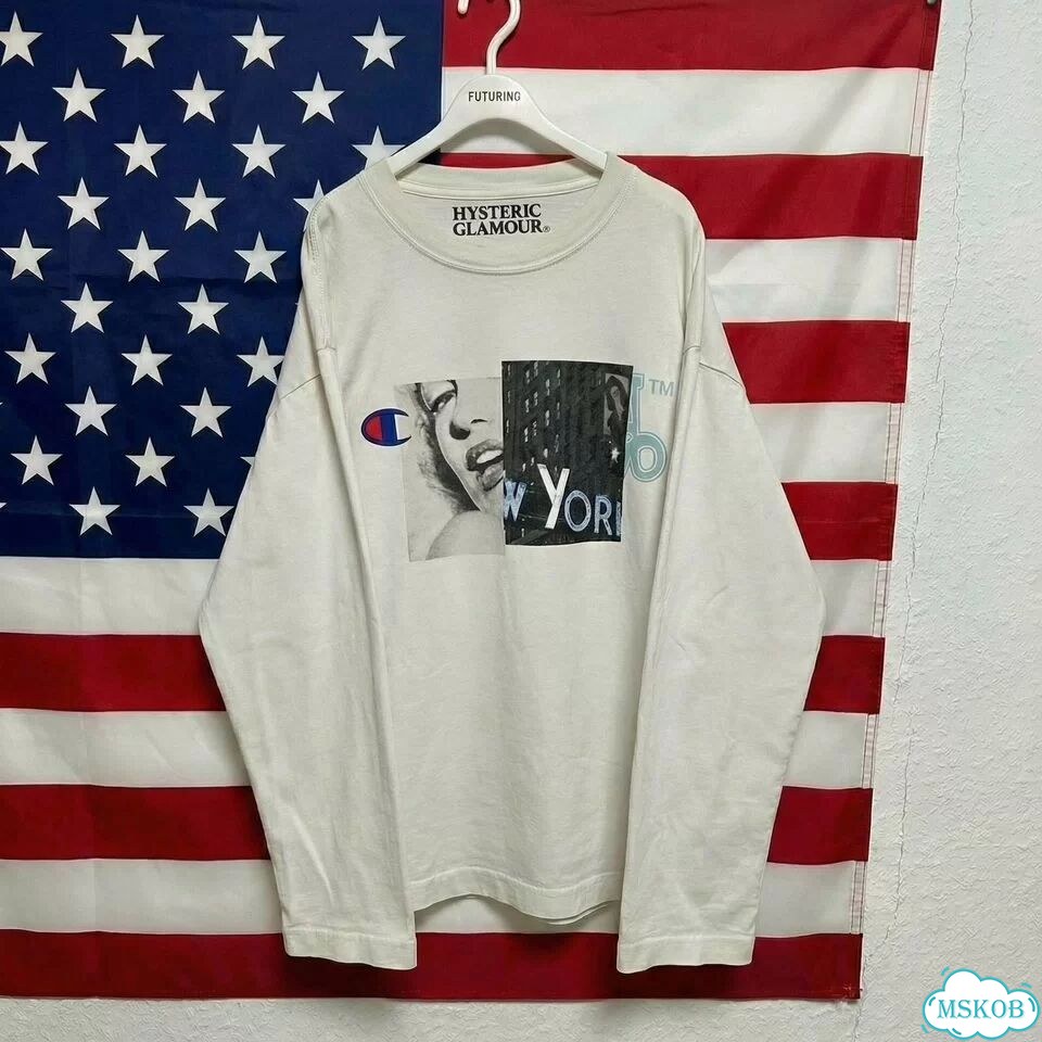 Лонгслив Hysteric Glamour x Champion Monroe хайп фото 5