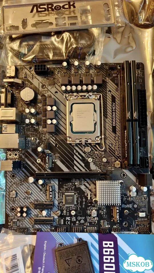 Комплект LGA1700 B660M/i5-12490F/32gb DDR4 фото 3