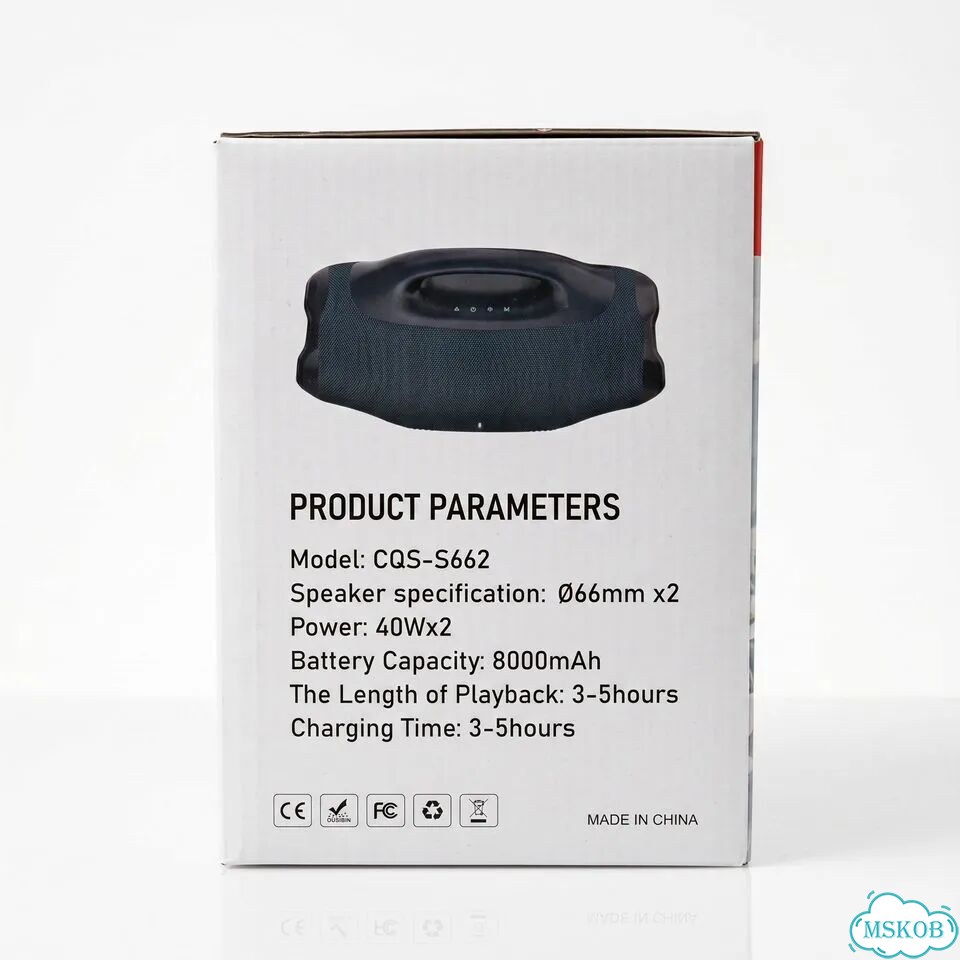Колонка Bluetooth Singe CQS-S662 Водонепроницаемая фото 6