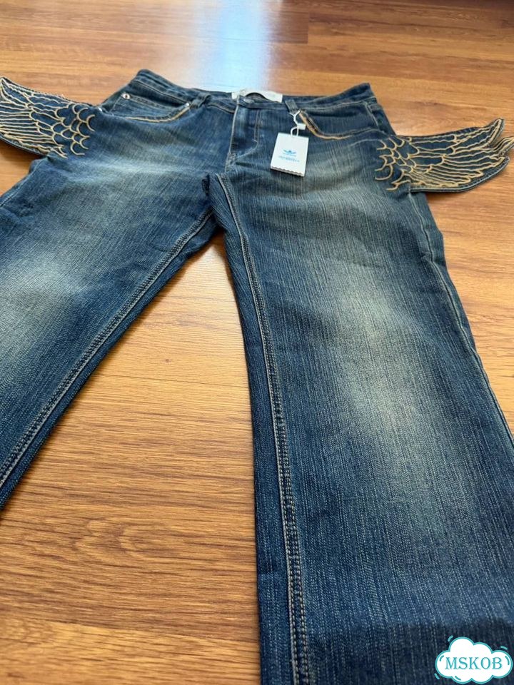 Adidas x Jeremy Scott jeans фото 3