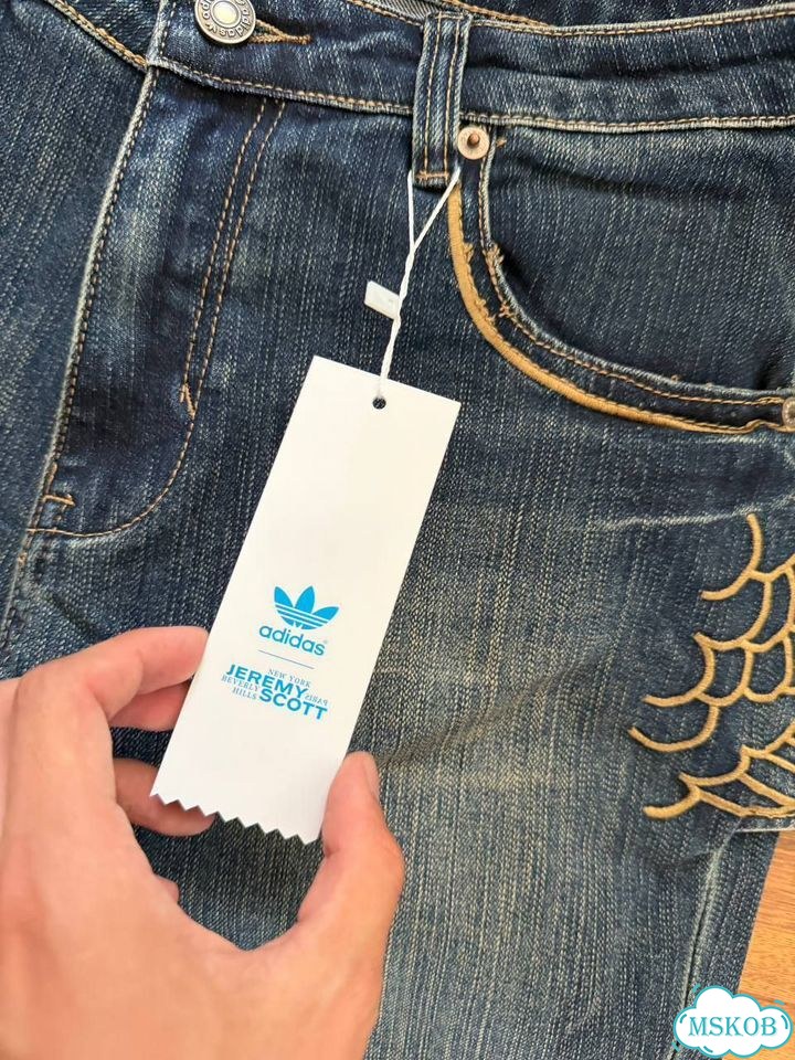 Adidas x Jeremy Scott jeans фото 4