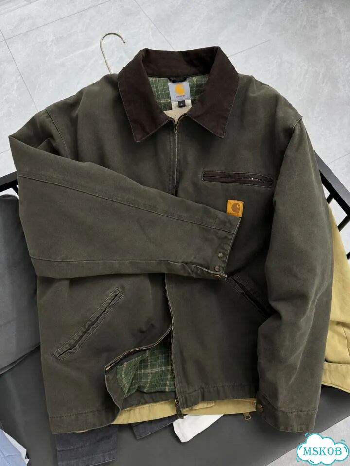 USA плотная куртка Carhartt Detroit Jacket фото 4