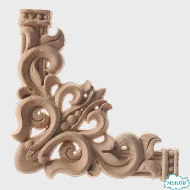 Деревянная резьба 26cmX12cm для мебели фото 5