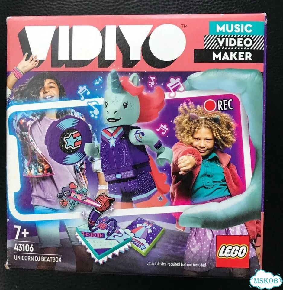 Lego Vidiyo 43106 Битбокс Диджея Единорога фото 1