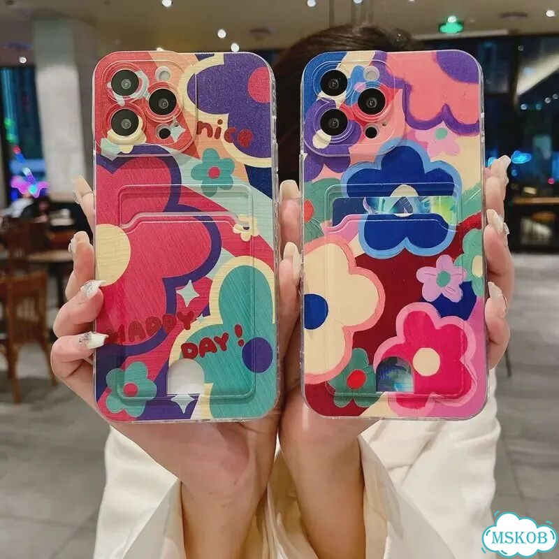 Чехол для iPhone 16 Pink Oil flower фото 2
