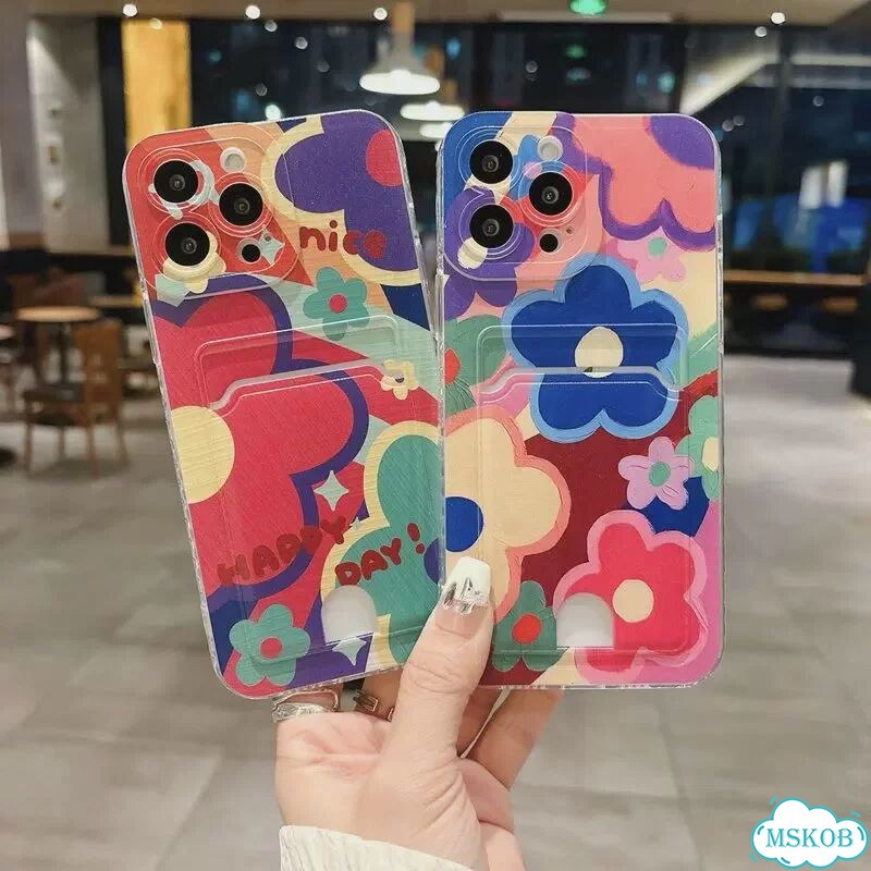 Чехол для iPhone 16 Pink Oil flower фото 3