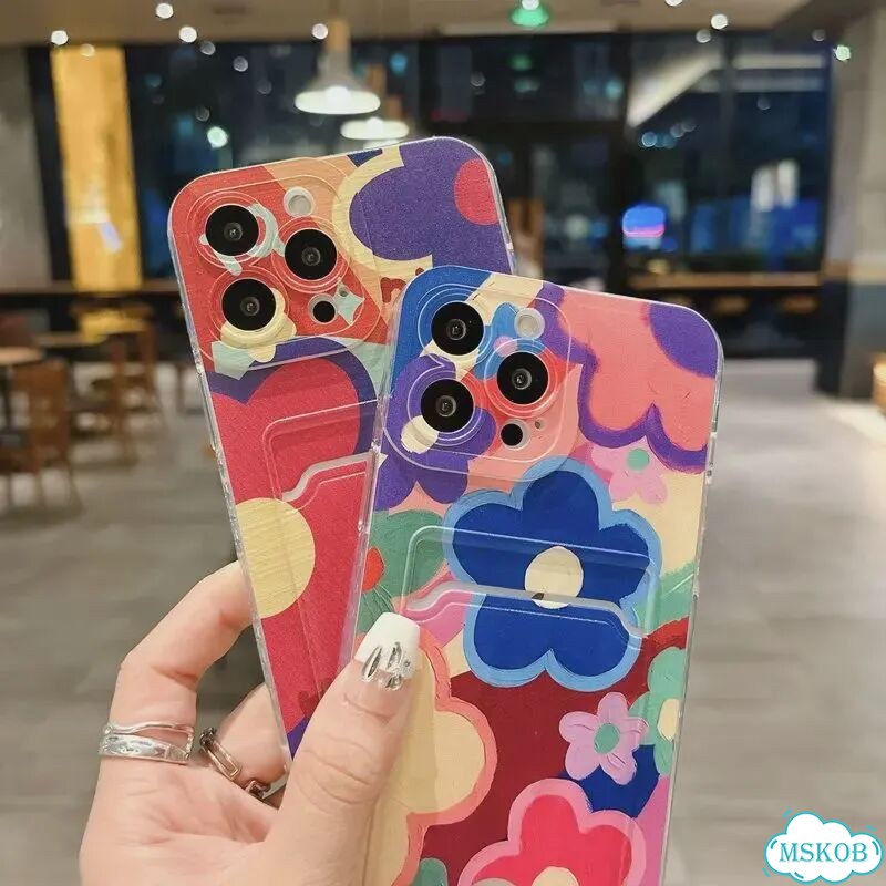 Чехол для iPhone 16 Pink Oil flower фото 6