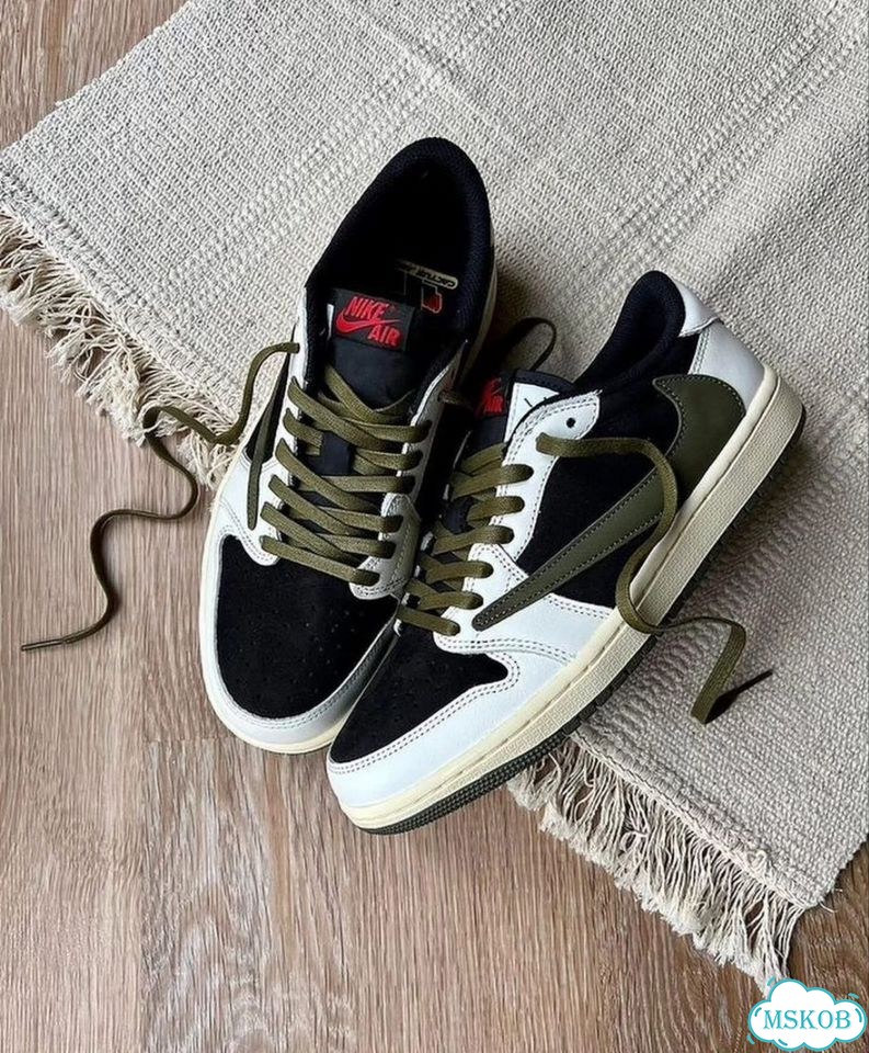 Nike Air Jordan 1 Low OG Оlive фото 1