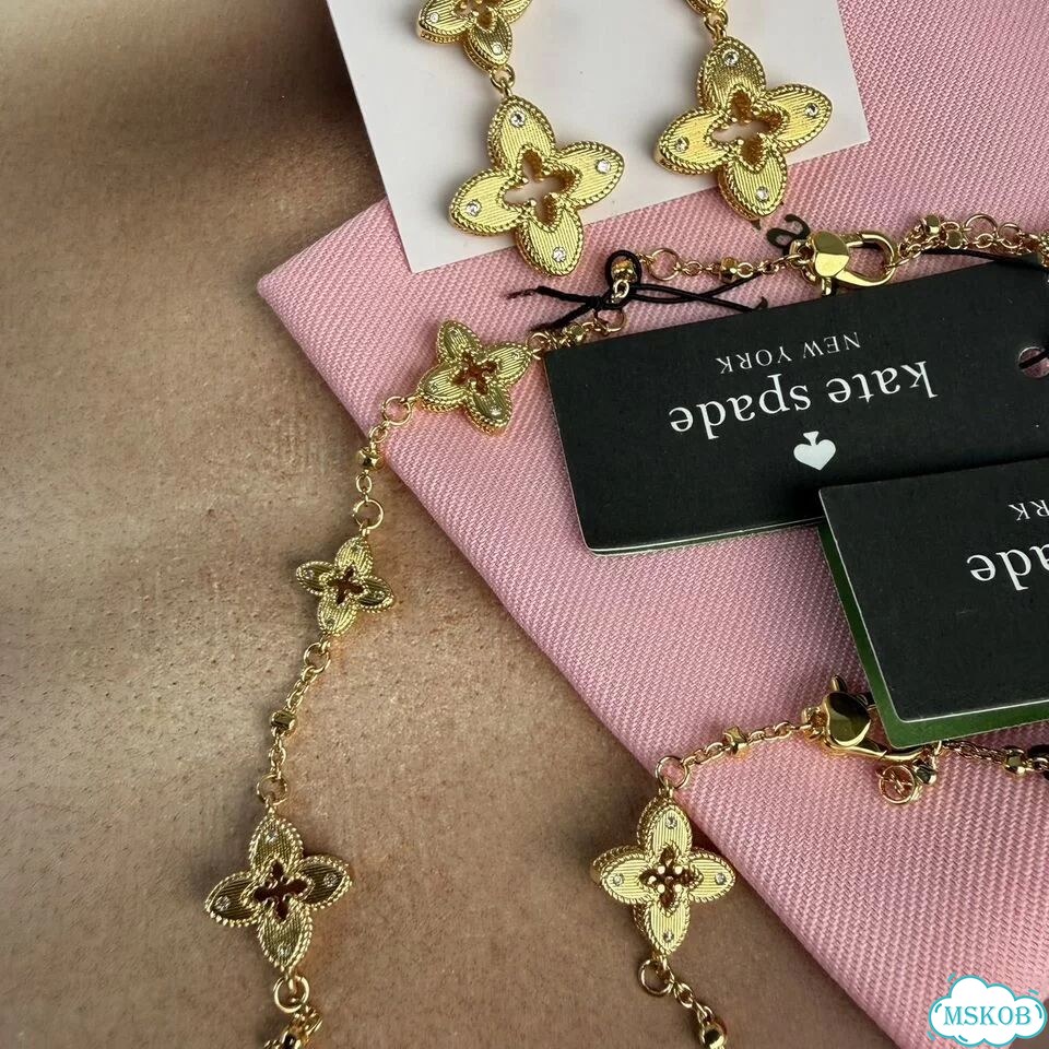 Комплект украшений Kate Spade колье браслет серьги фото 4