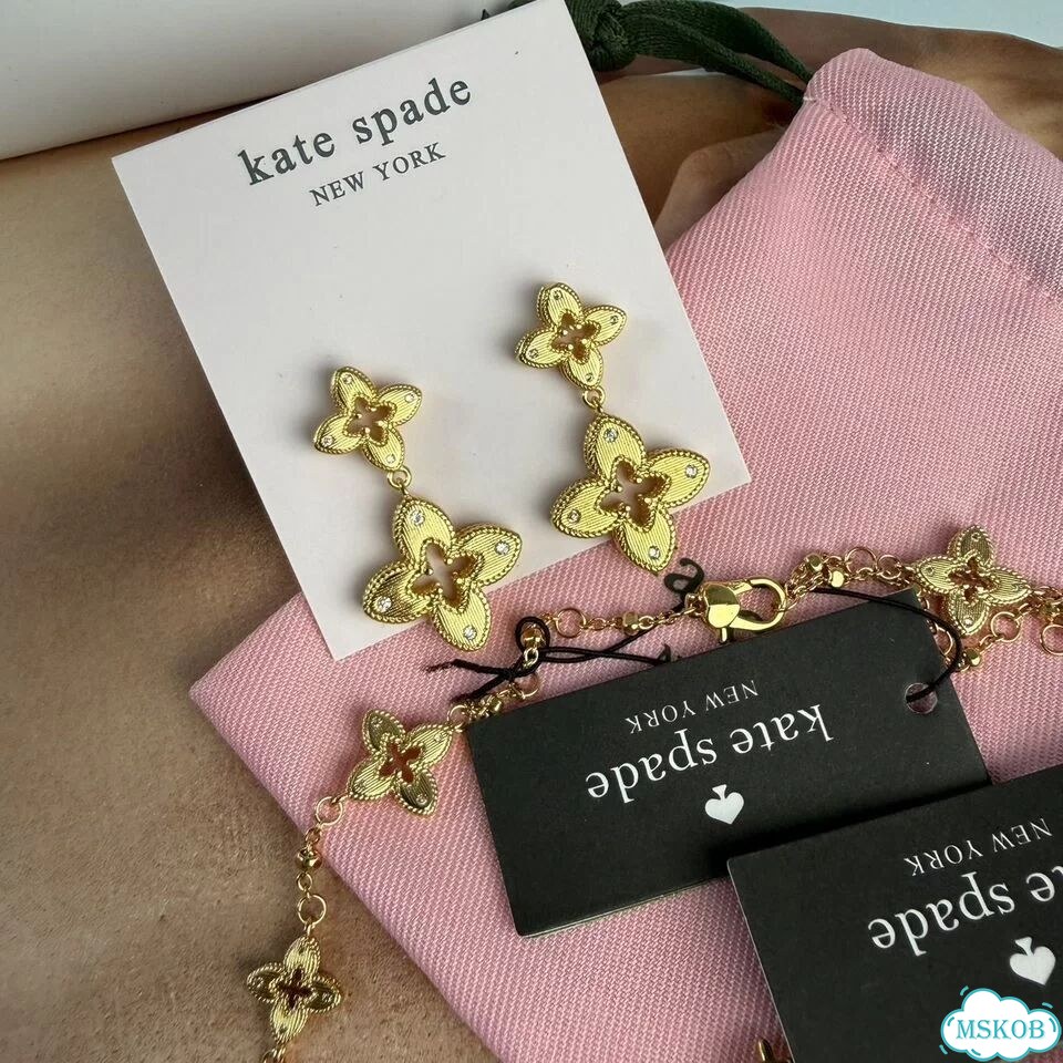 Комплект украшений Kate Spade колье браслет серьги фото 5