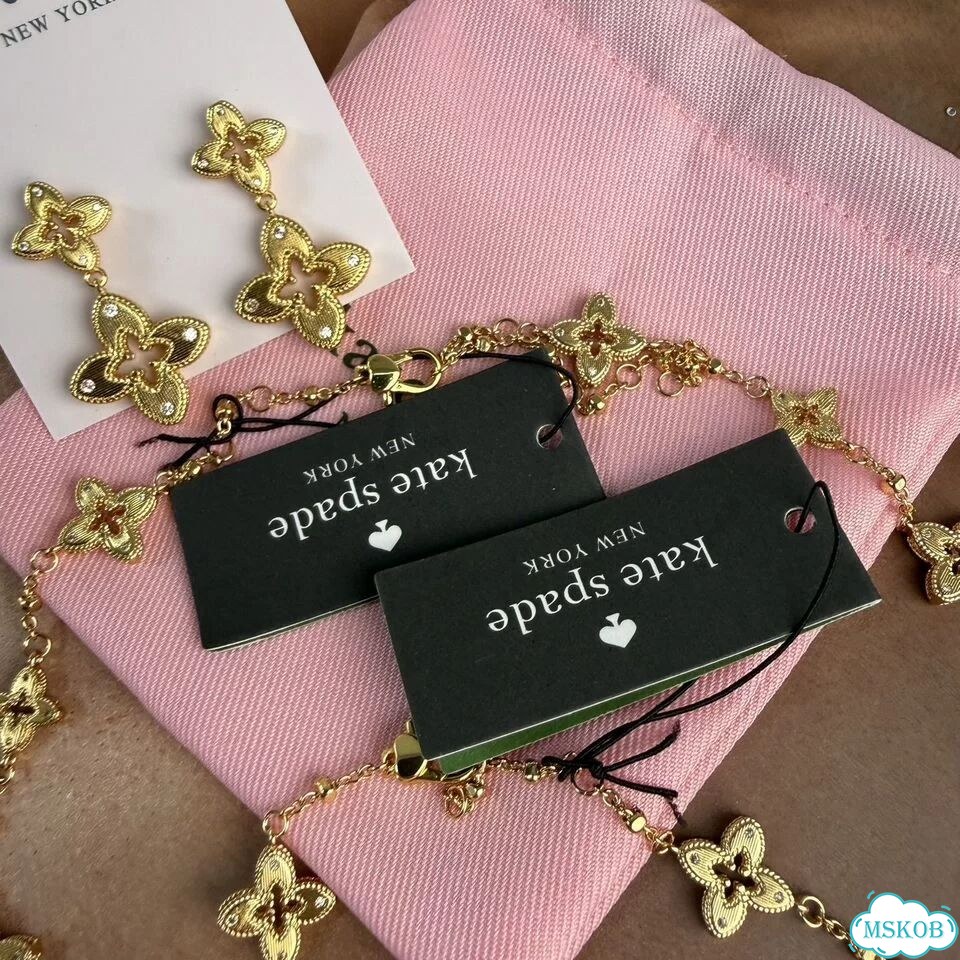 Комплект украшений Kate Spade колье браслет серьги фото 6